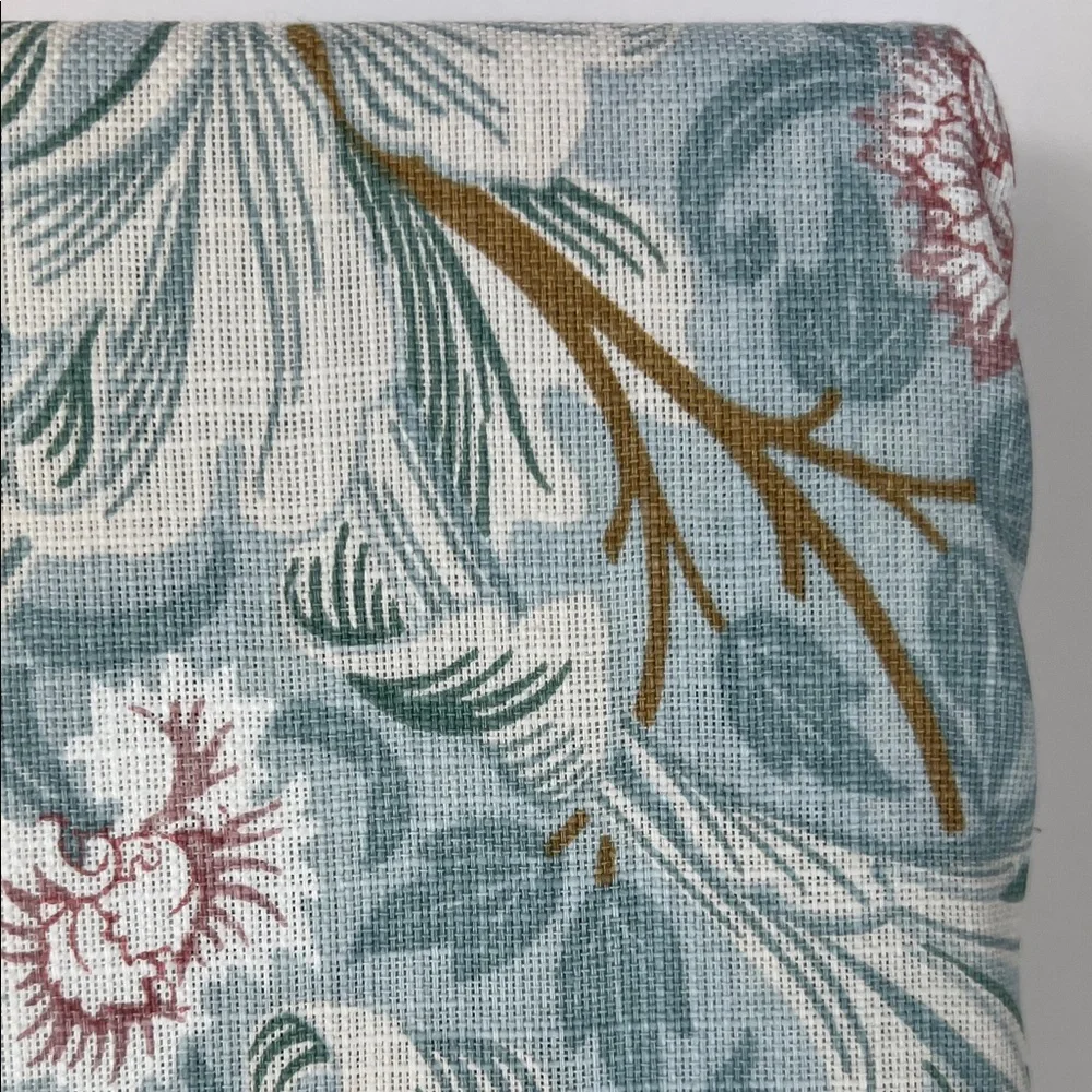 William MORRIS Co Tablecloth Leicester Blue Floral Spring Cotton 60 X 120 NEW
